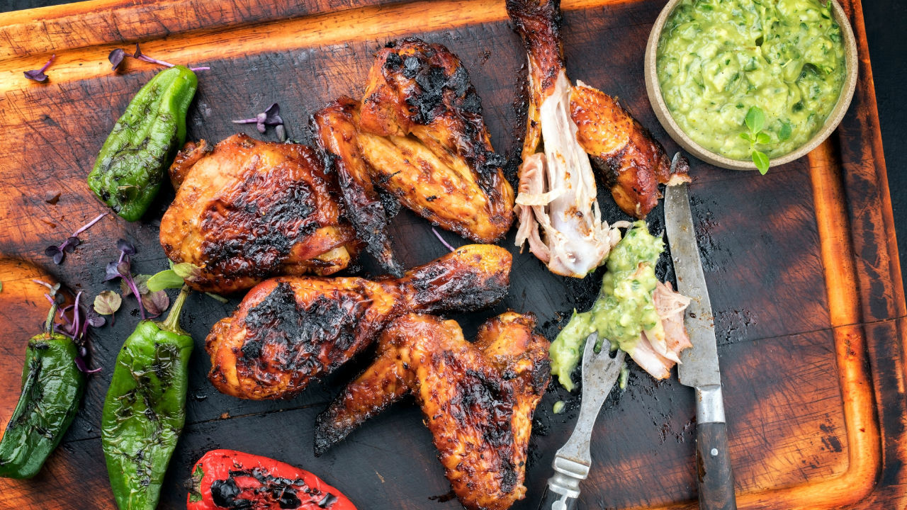 Caribbean Green Seasoned Chicken