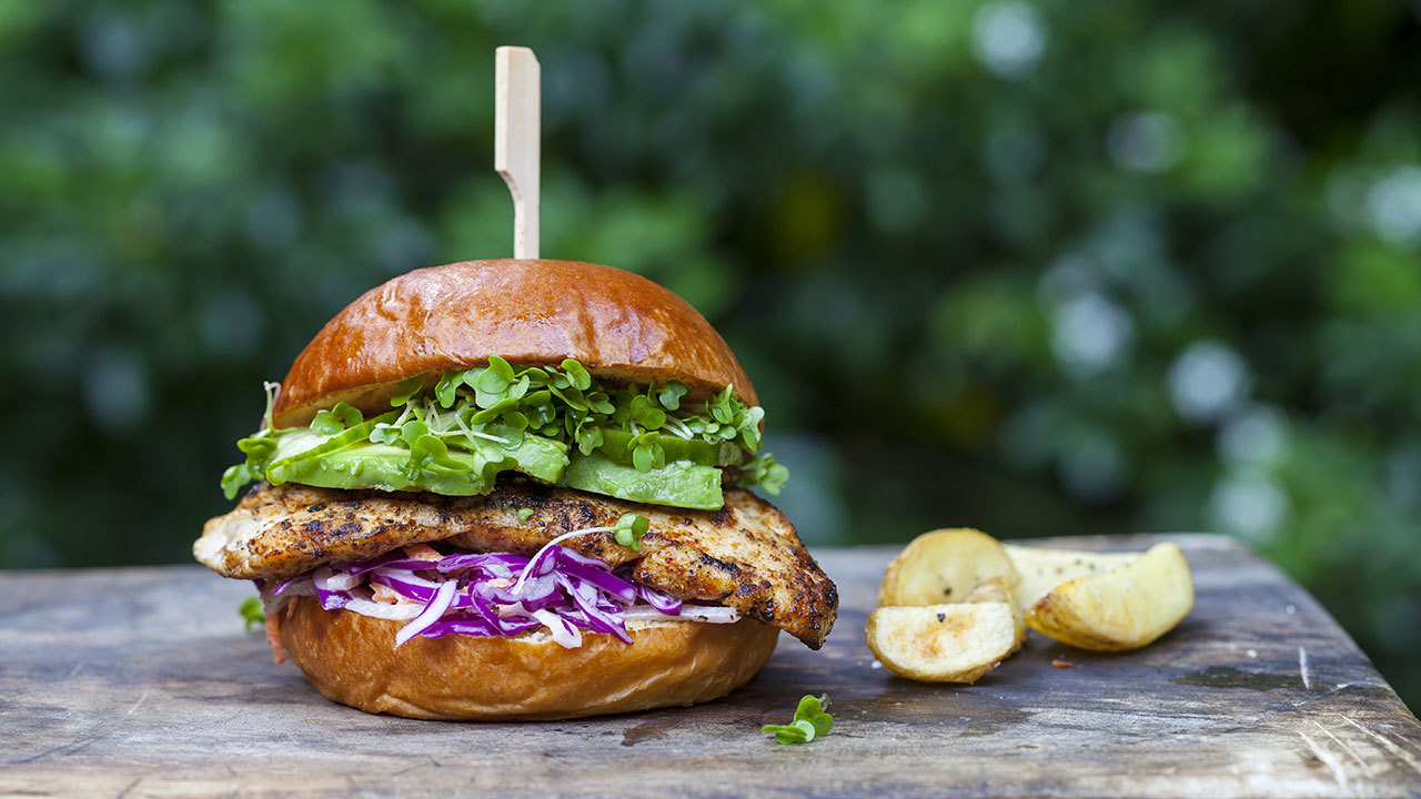 BBQ Chicken Fillet Burger