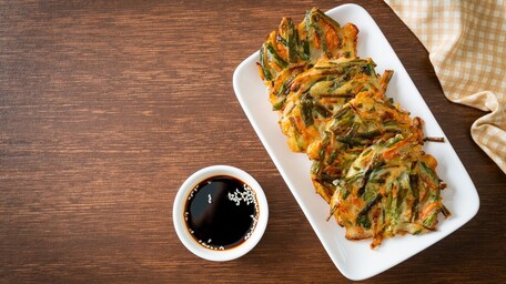 Crispy Scallion/Spring Onion Pancakes