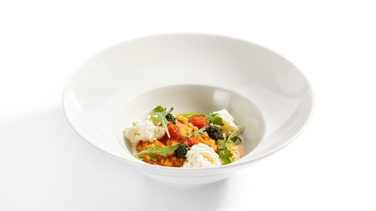 Risotto With Nduja And Stracciatella