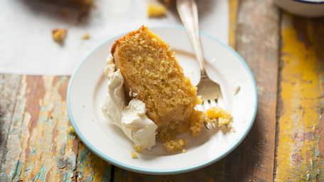 Leon Polenta Cake with Disaronno cream