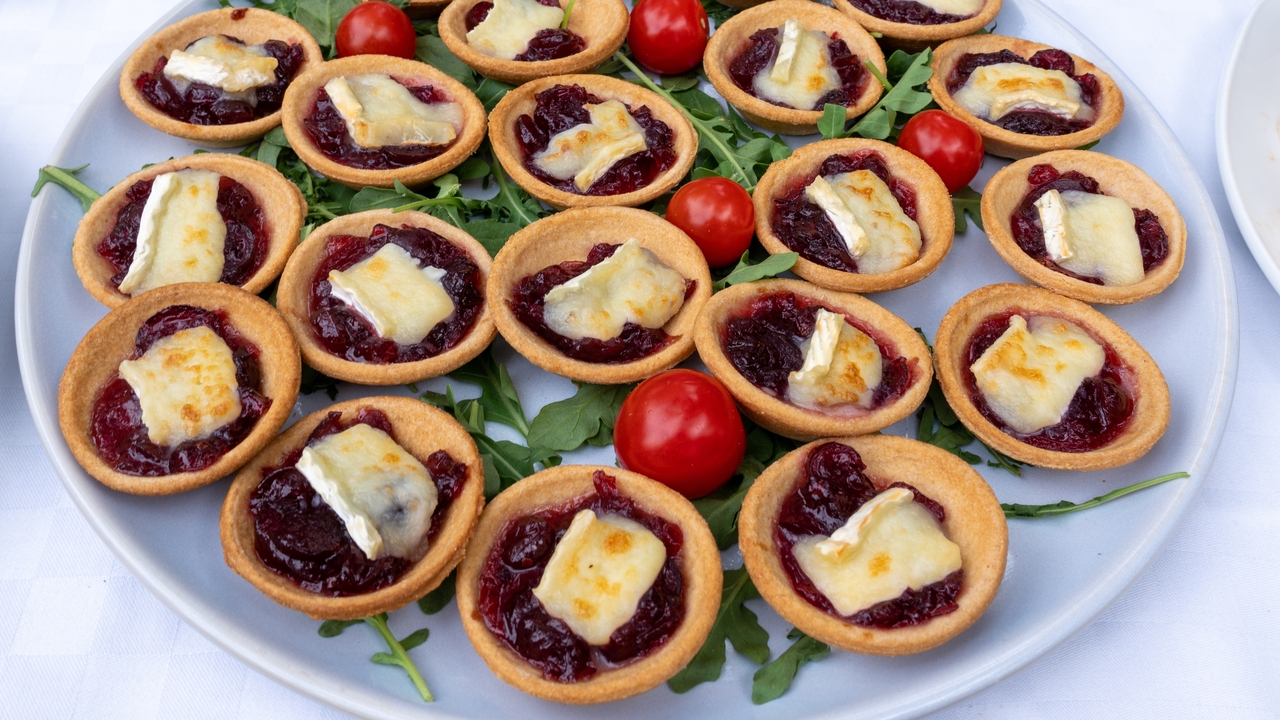 Red Onion & Goats Cheese Tartlets