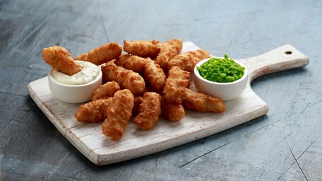 Golden Crisp Lemon Sole Goujons served with Tartare Sauce