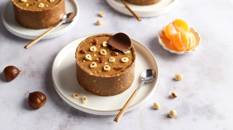 Hazelnut & Toffee Individual Cheesecakes