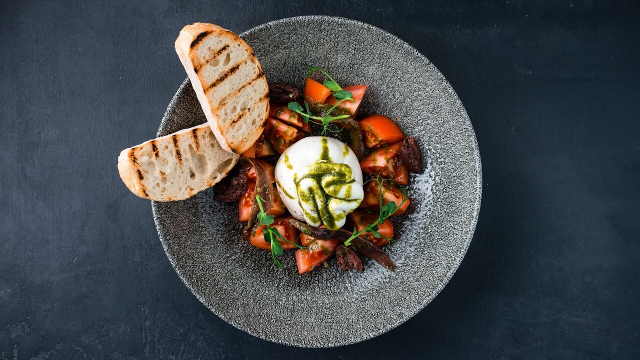 Roasted Tomato and Burrata Dip