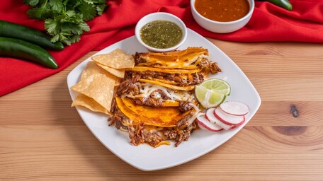 Lamb Mince Birria-Style Tacos & Chunky Pico de Gallo