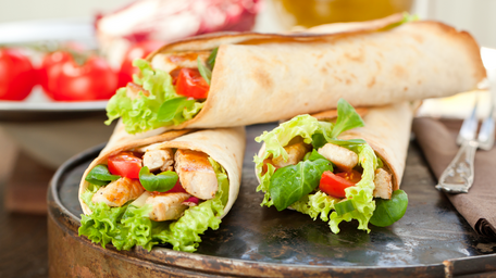 Homemade Tortilla Wraps, One-Tray Chicken Fajitas & Lime Cilantro Crema 