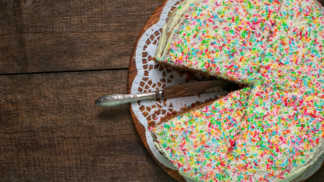 Tres Leches Dot Cake