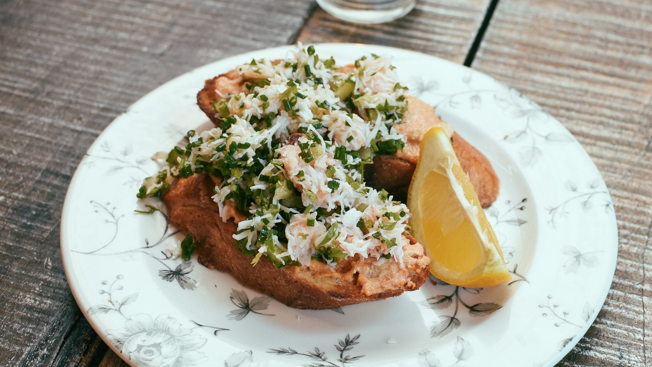 Niall's Crab on Toast