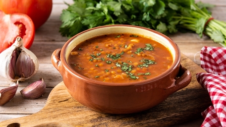Red Lentil and Aubergine Dahl