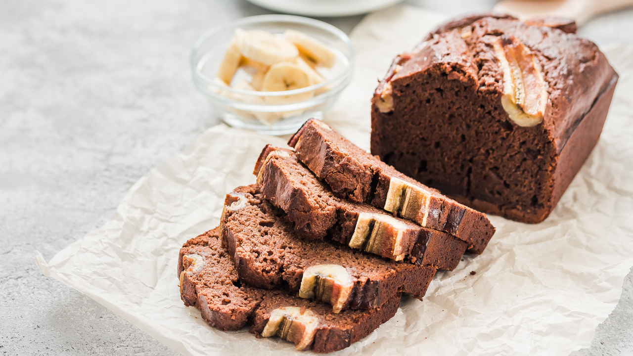 Chocolate Banana Cake with Peanut Butter Cream Cheese Frosting