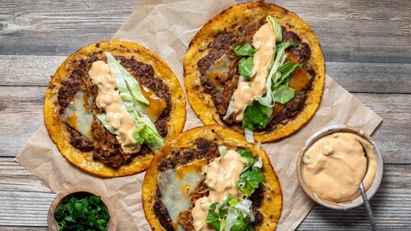 Erica’s Smashed Turkey Tacos 