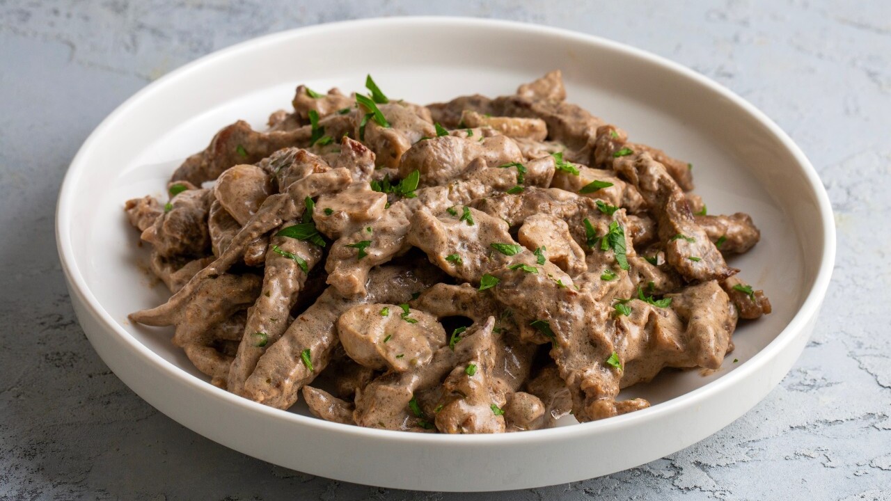 Beef Stroganoff
