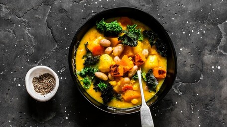 Squash, Kale + Sage Beanotto