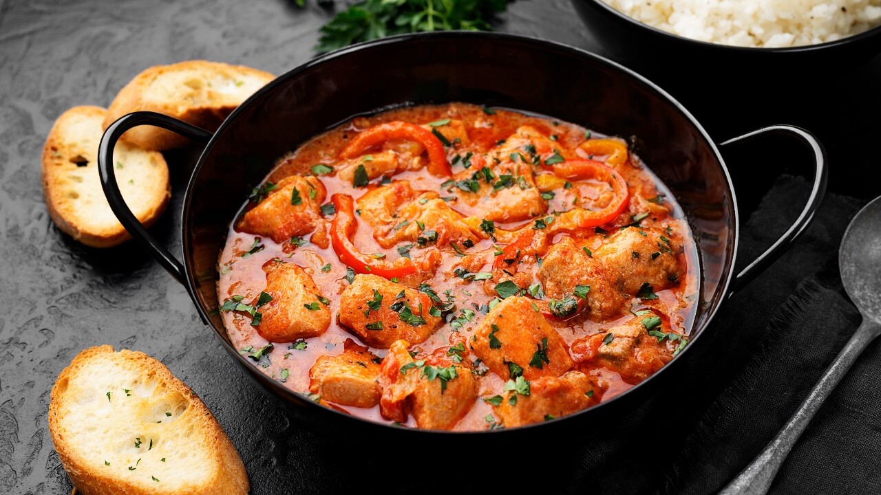 North African-Style Hake, Chorizo & Chickpea Casserole with Lemon & Herb Couscous