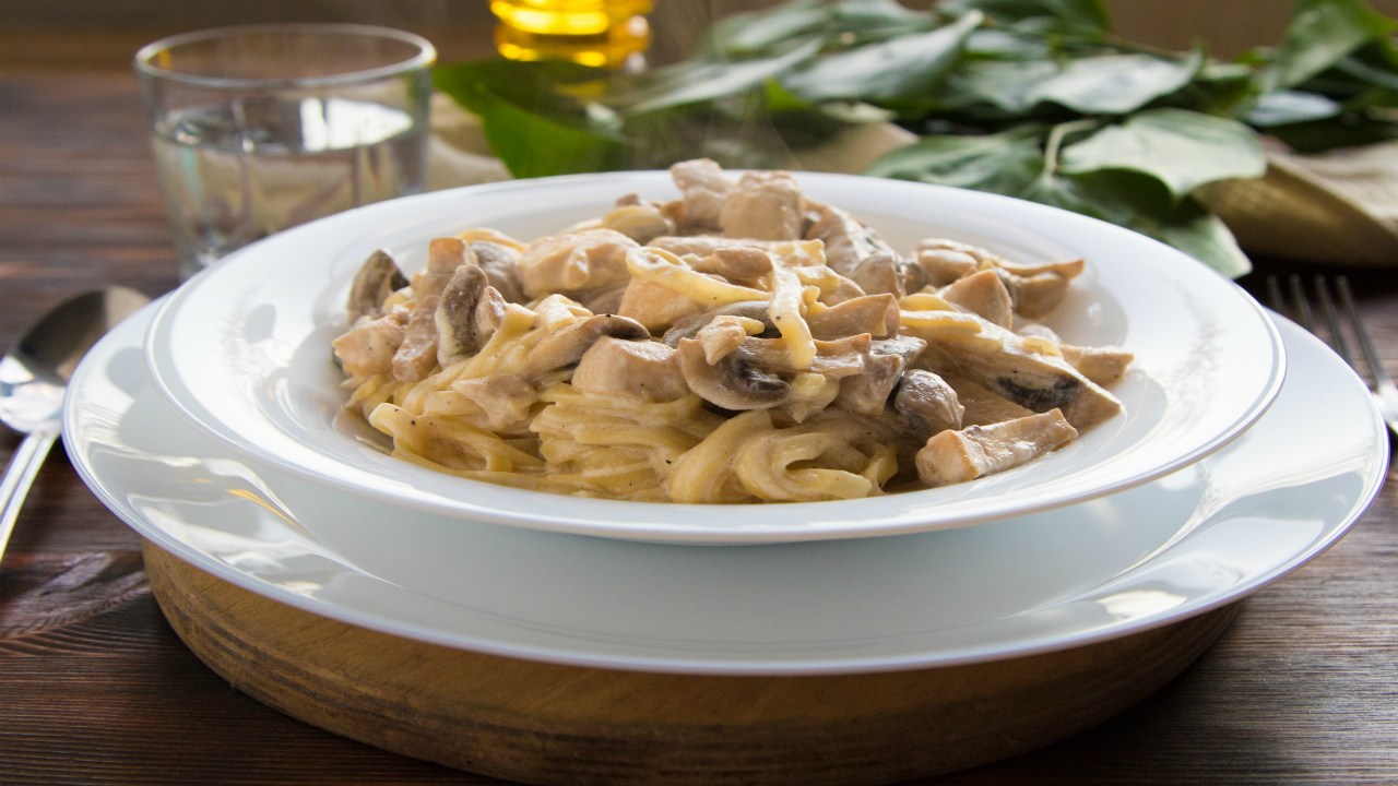 Chicken and Mushroom Tortellini