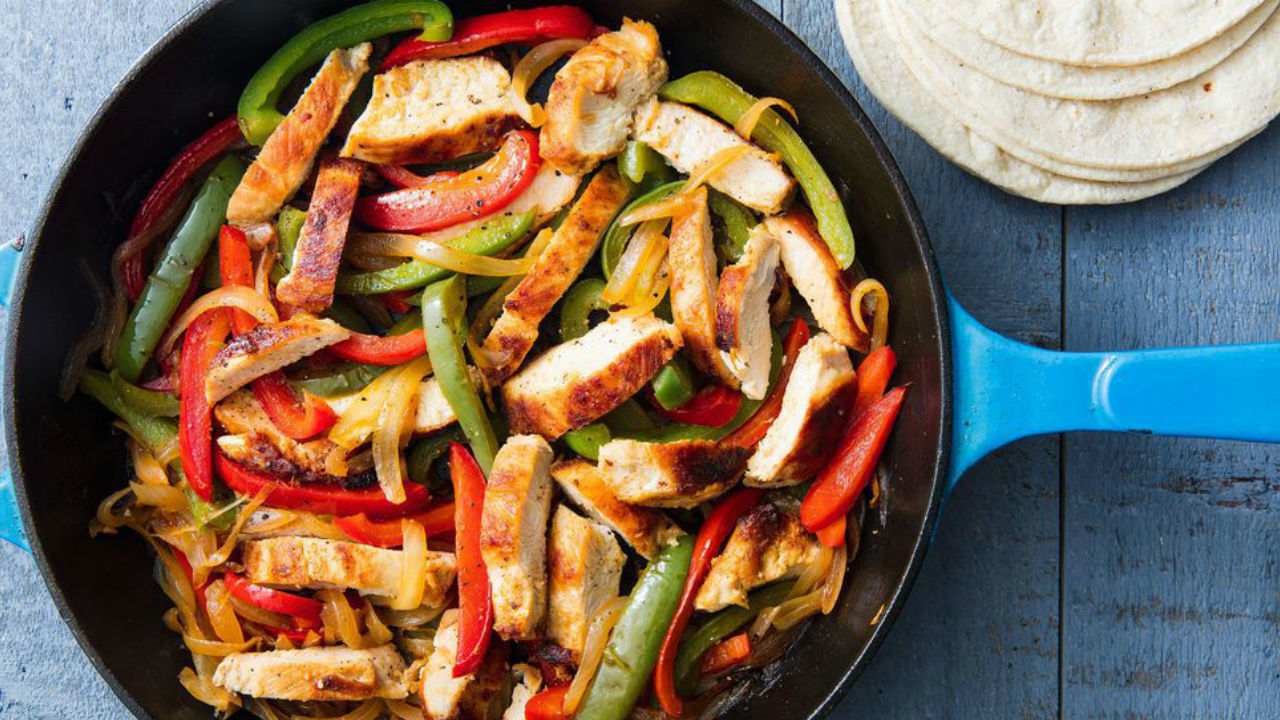 Spicy Chicken Fajitas