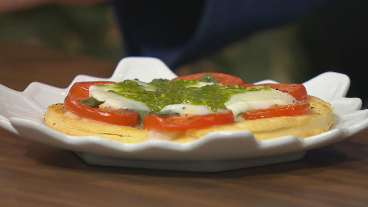 Mozzarella & Tomato Tarts