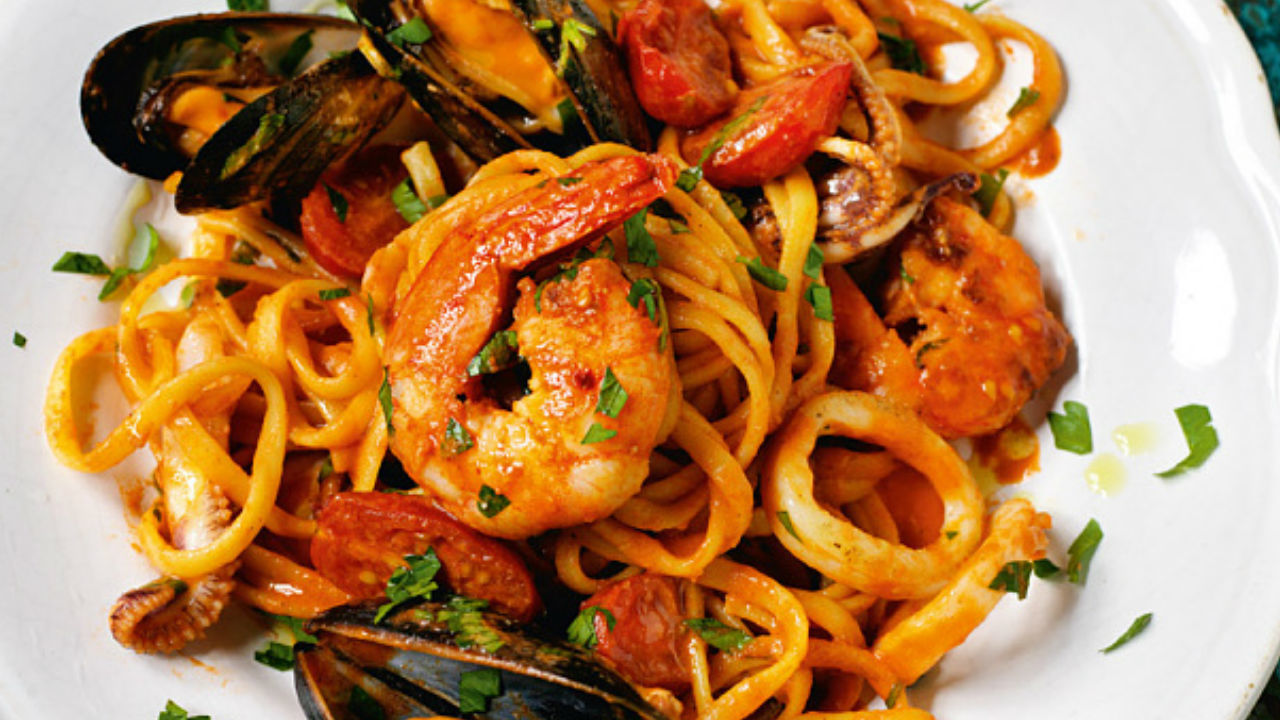Seafood Linguine