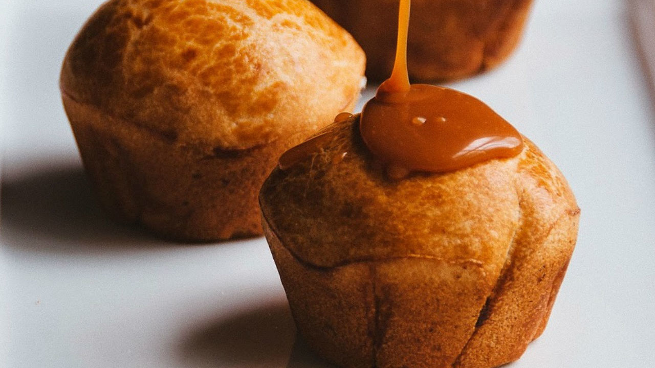 Apple and Caramel Stuffed Brioche