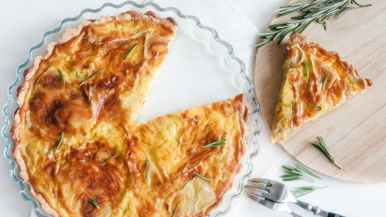 Goats Cheese “Wreath” Tart