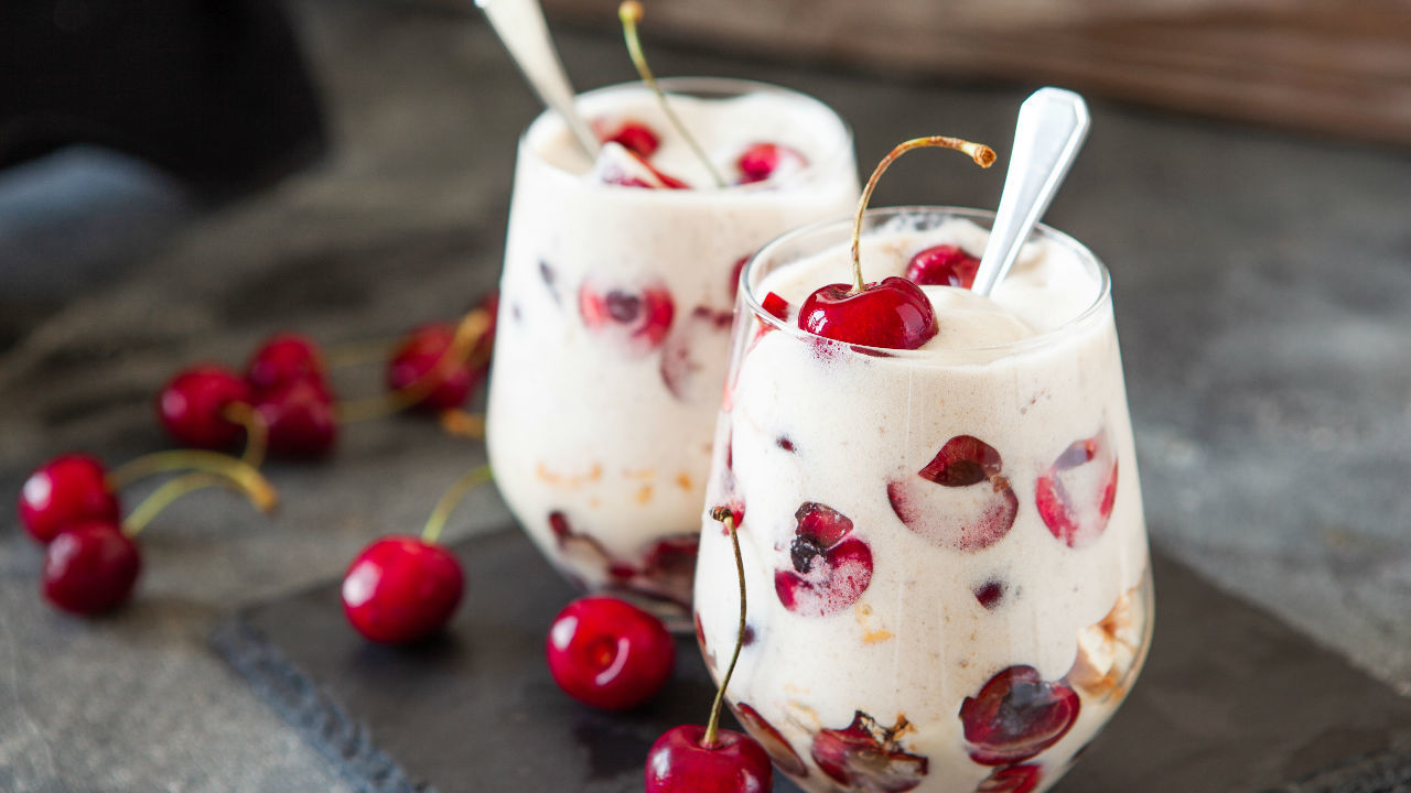 Joe&#39;s Christmas Cherry, Pear And Mulled Wine Trifle