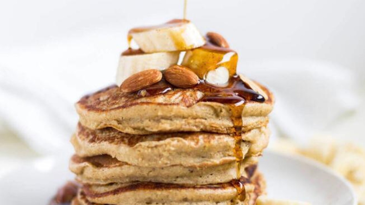 Peanut Butter, Oat & Banana Pancakes