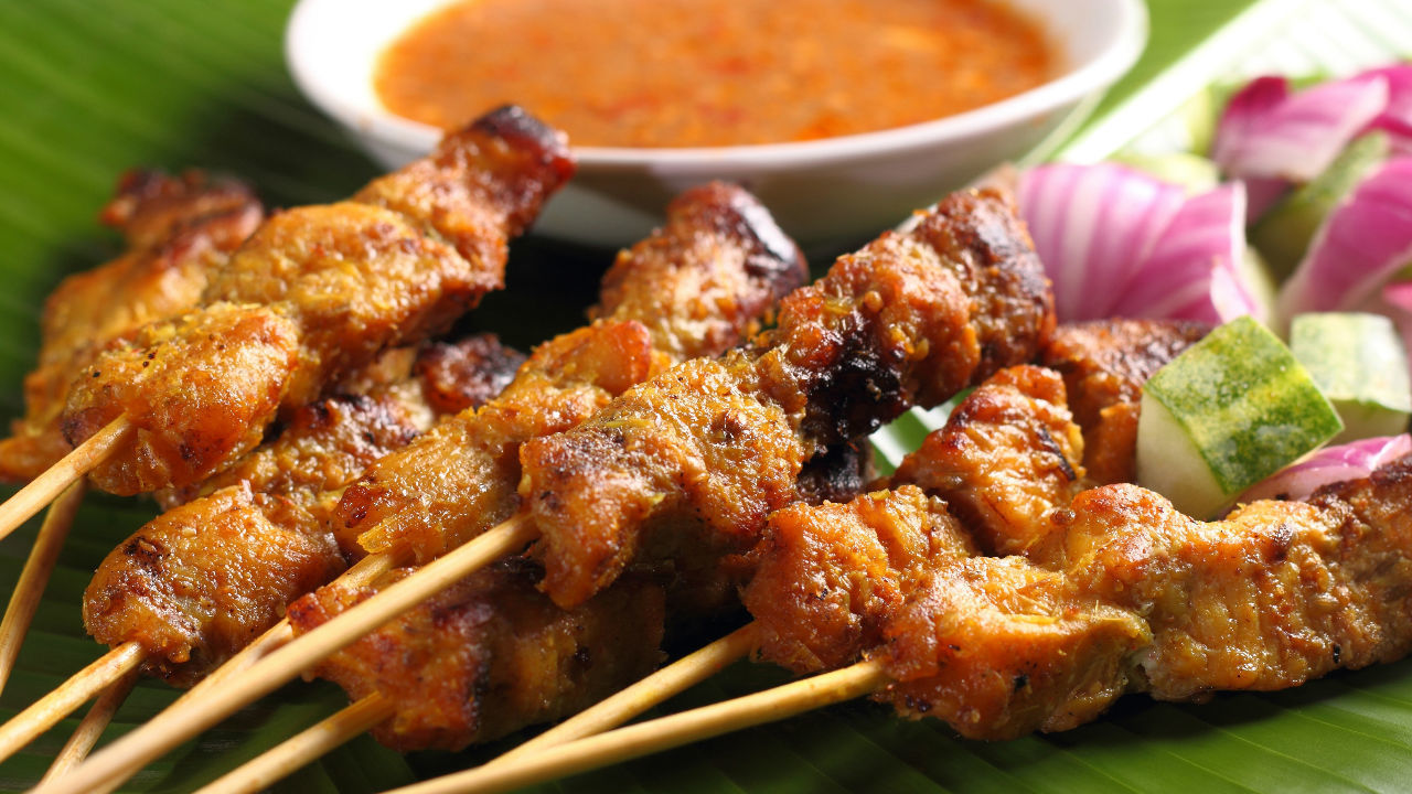 Summer Satay Lamb Skewers