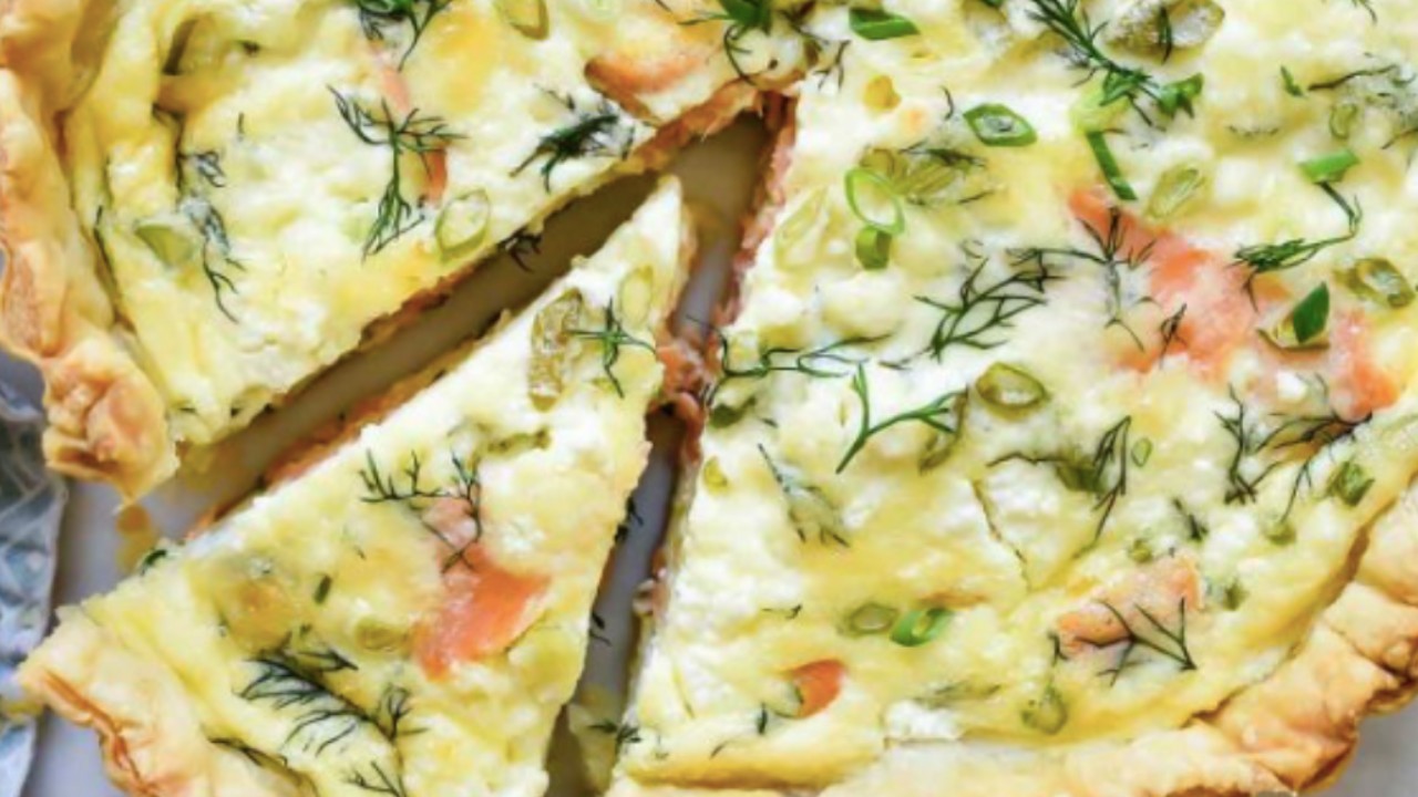 Salmon and Prawn Tart