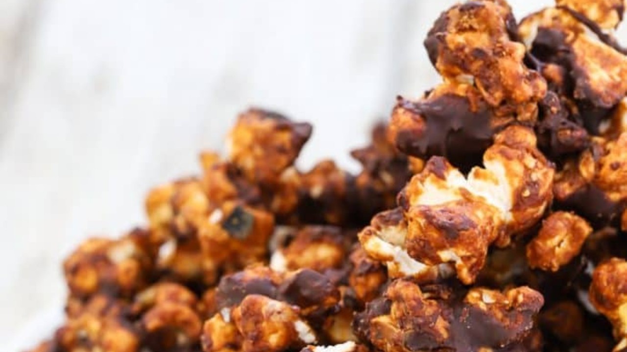 Baked Chocolate Popcorn