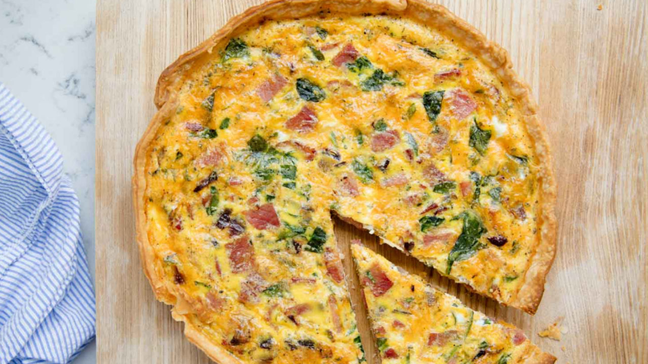 Leek & Pancetta Quiche