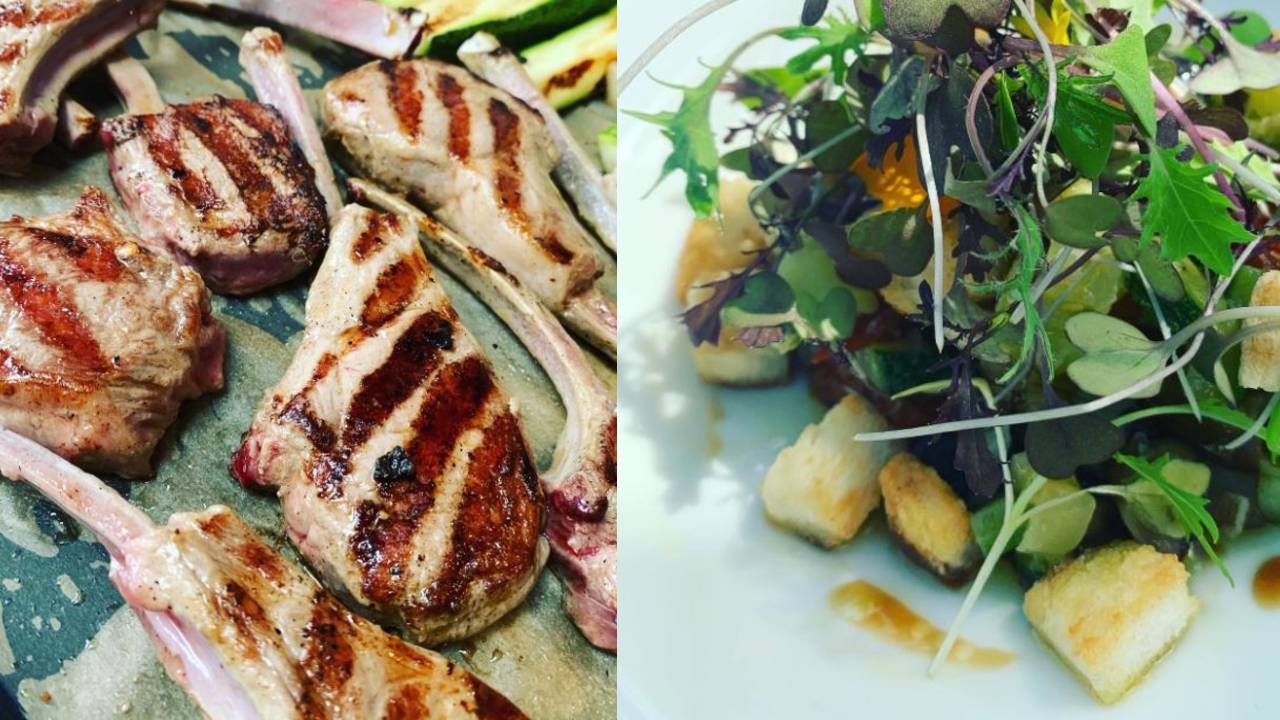 Spring Wicklow Lamb with Panzanella Salad