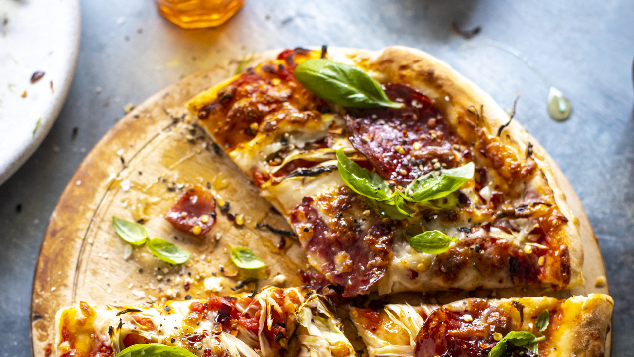 Quick Meat Feast Pizza