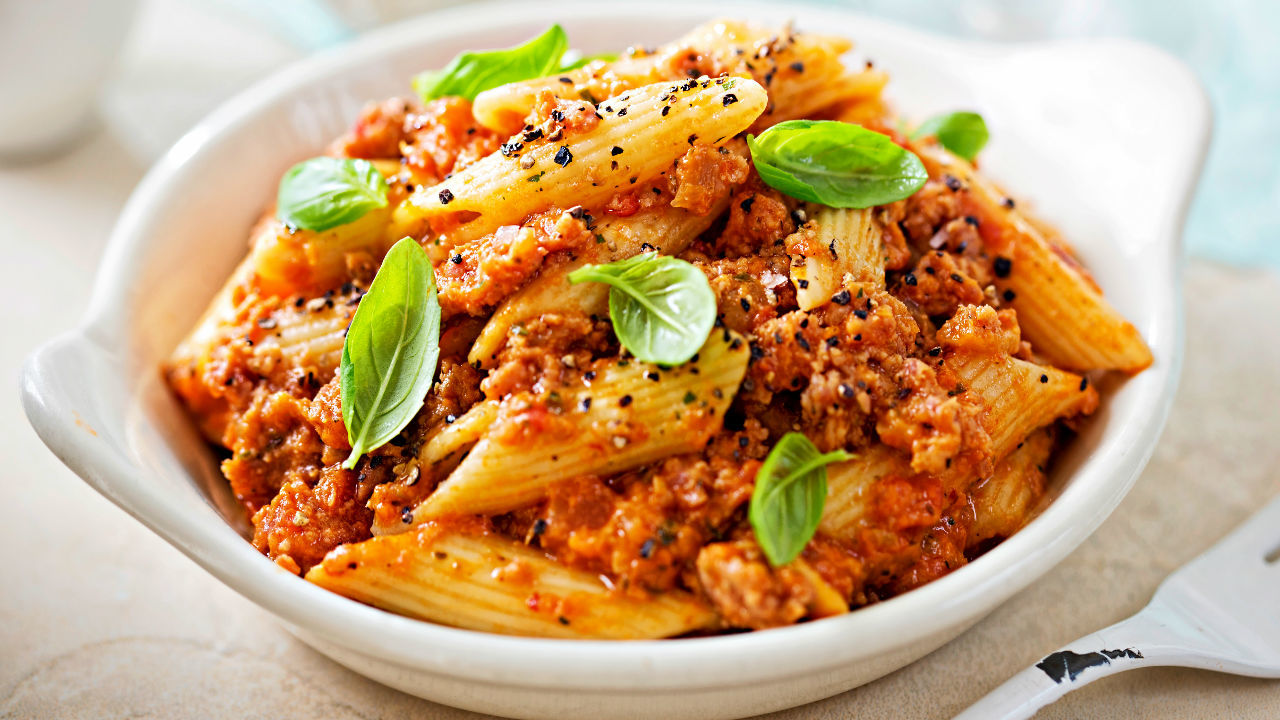Tuscan Sausage Pasta