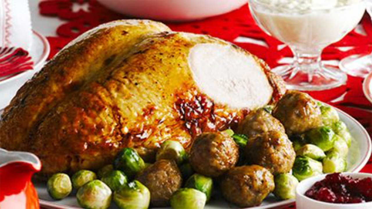 Turkey Crown Served with a Rosemary & Orange Glaze
