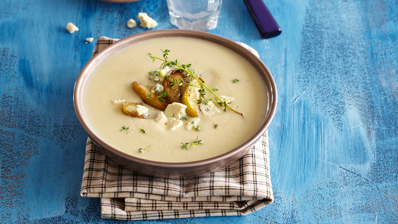Roasted Parsnip & Apple Soup
