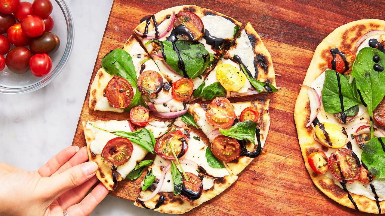 4 Ingredient Flatbread Pizzas