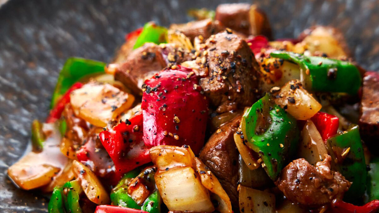 Stir Fry Black Pepper Beef