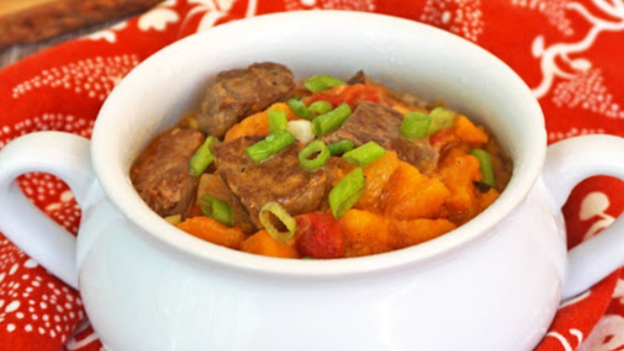 Beef, Chili and Sweet Potato Tagine