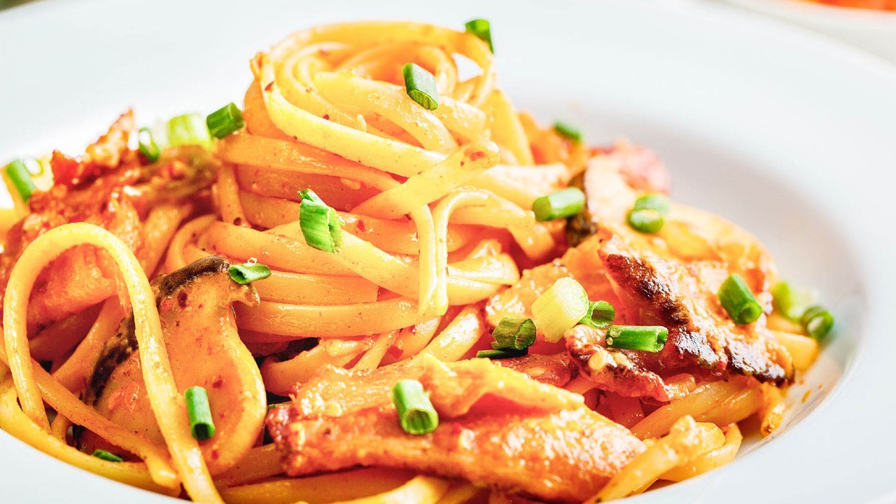 Asian Fusion Pasta