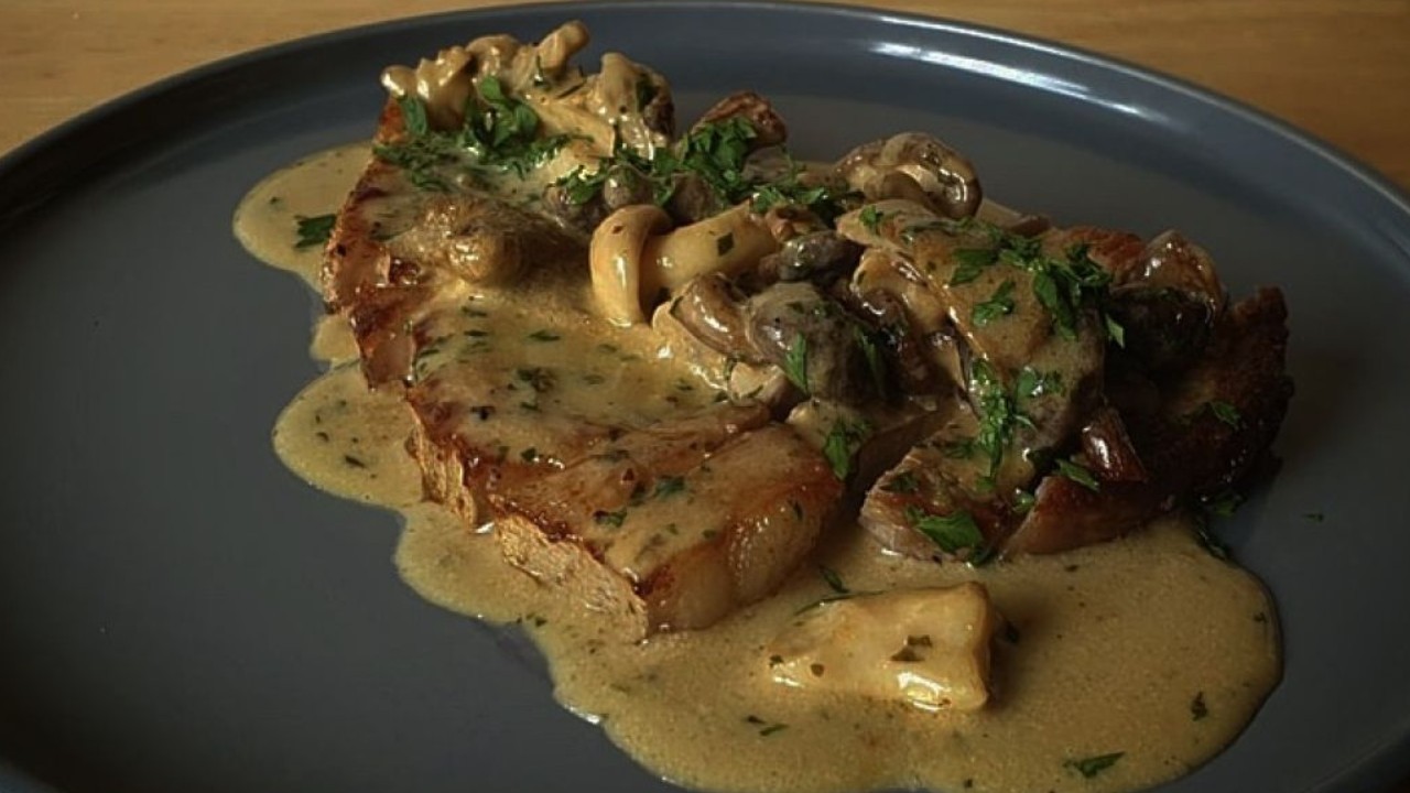 Free Range Irish Pork Chop In a Porcini Mushroom & Chili Dry Rub