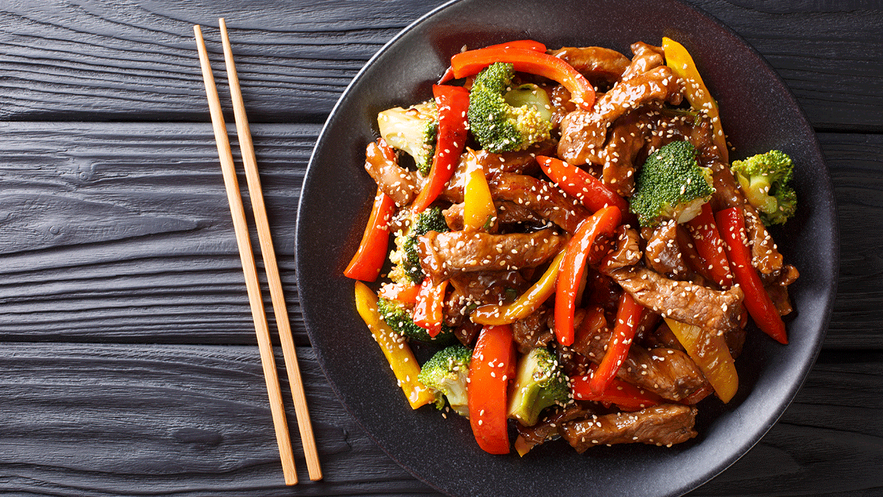 Stir Fry Black Pepper Irish Fillet Beef