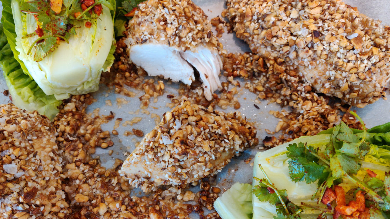 Breaded Garlic Chicken