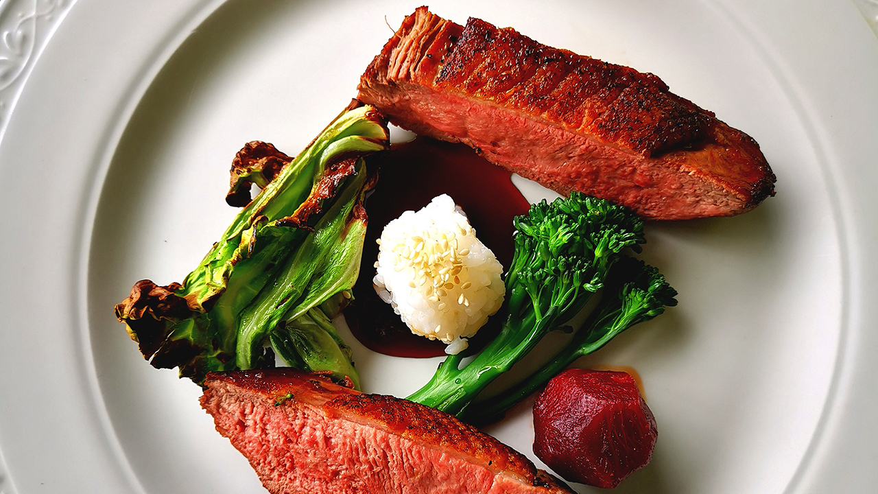 Black Pepper and Soy Duck Breast