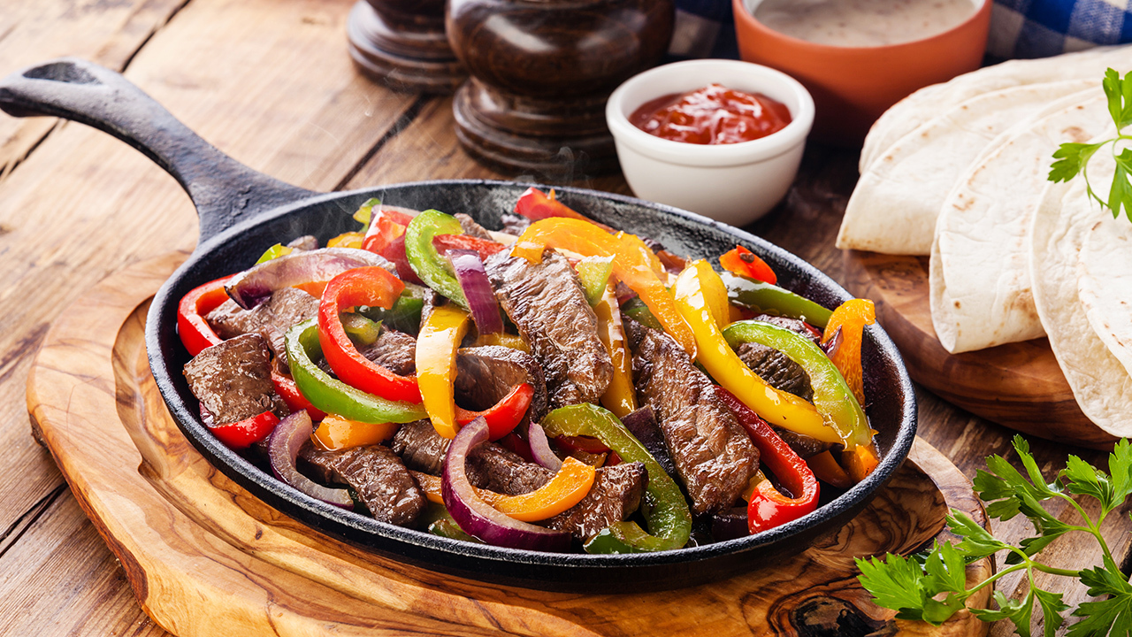 Tex-Mex Beef Fajitas