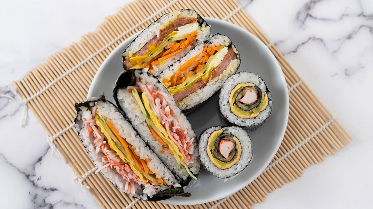 Folded Sushi Wrap
