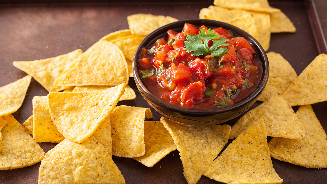 Homemade Tortilla Chips and Salsa