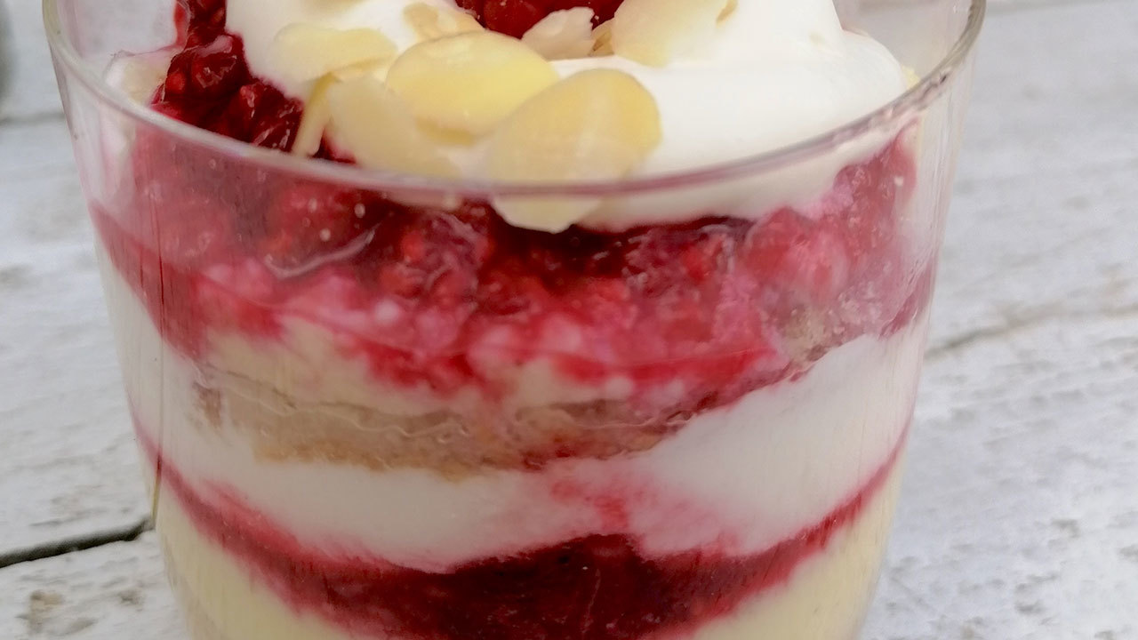 Raspberry and Lemon Curd Fool