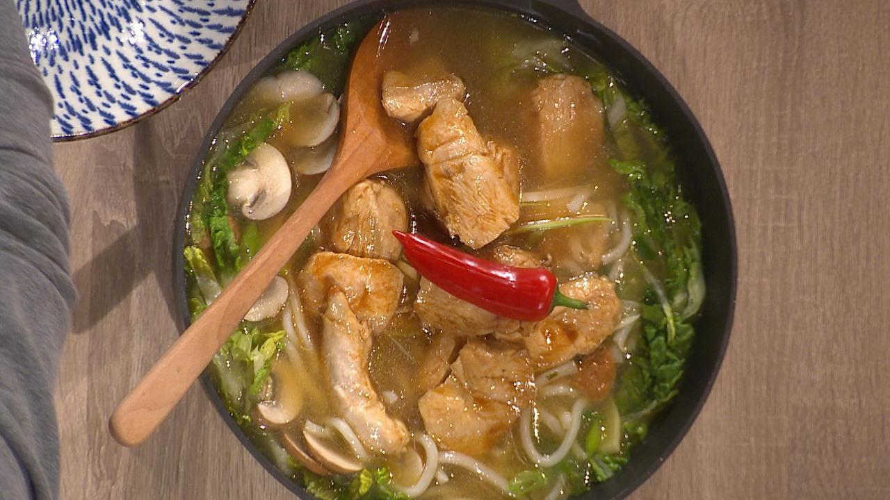 Red Thai Curry Noodle Soup