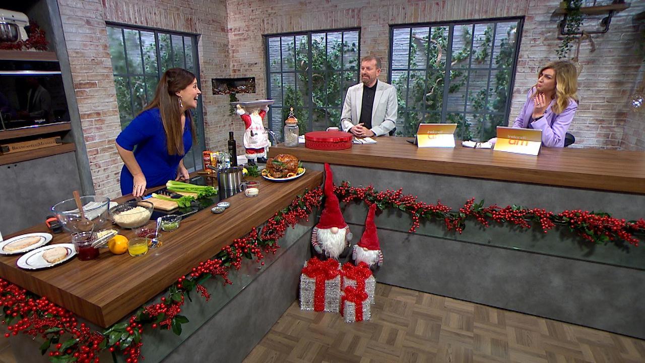 Butter & Orange Roast Turkey with Pomegranate and Orange Stuffing